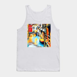 Colorful Venice Canal Tank Top